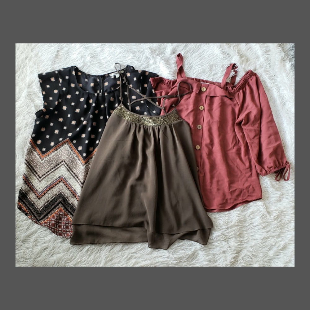 Women's Chiffon-Like Blouse bundle
